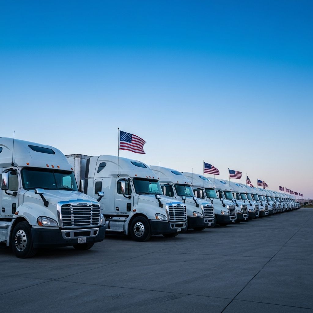 Mak Way Inc fleet of 18 trucks
